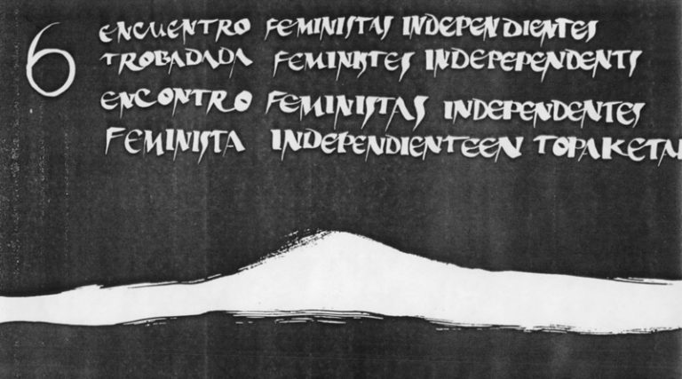 DOCUMENTO 📄 VI Encuentro feministas Independientes (1986)