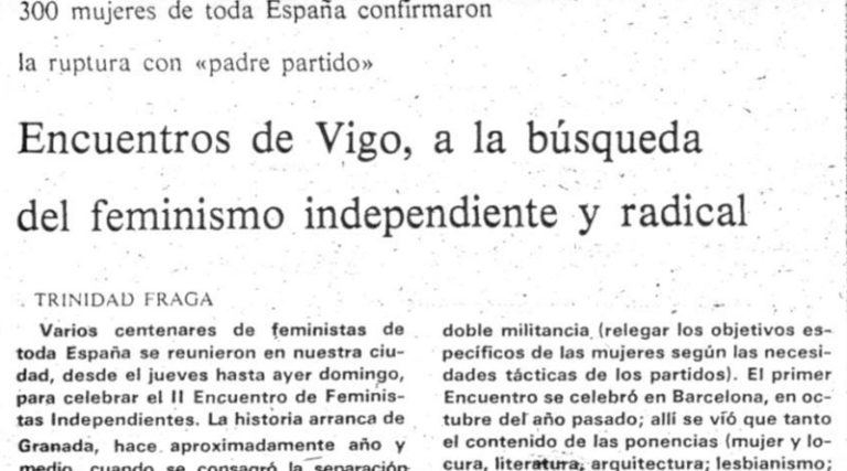 DOCUMENTO 📄 Jornadas Feministas Independientes (1981)